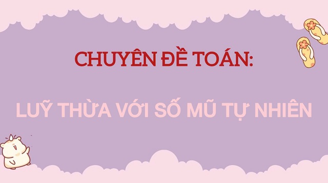 Bài luyện tập về phép tính lũy thừa với số mũ tự nhiên