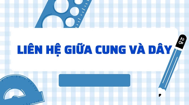 Bài tập vận dụng về mối liên hệ giữa cung và dây trong đường tròn